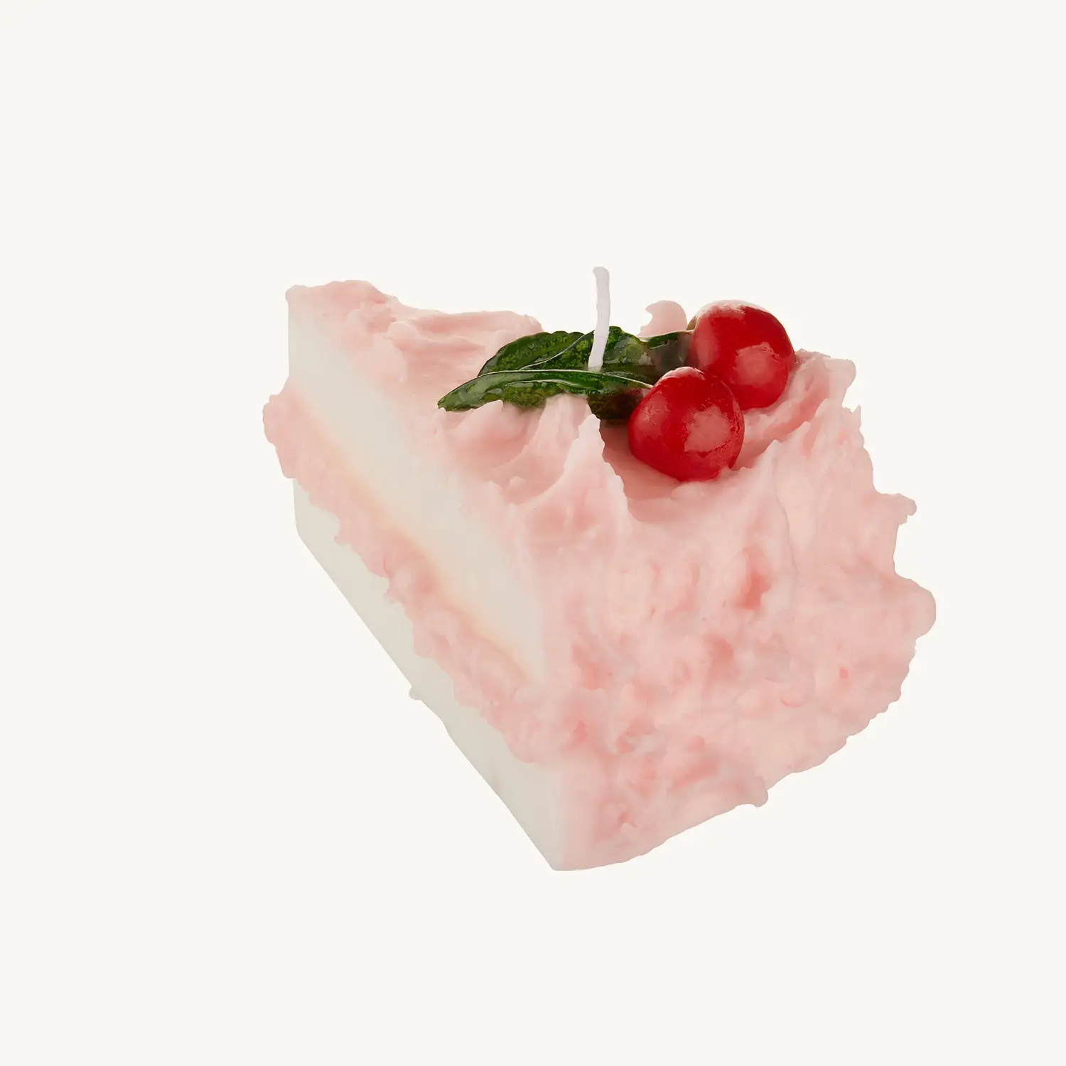 Cereria Introna - Cake Candle, Pink Cherry on Top