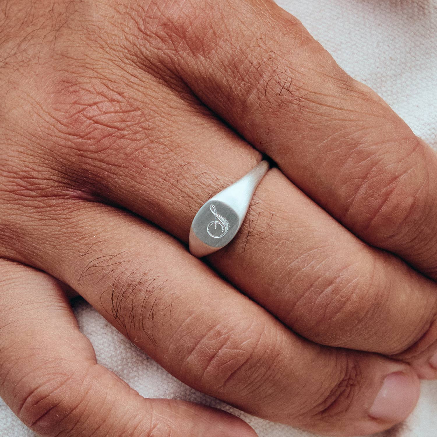Catbird Jewelry - Diver Signet Ring, Sterling Silver