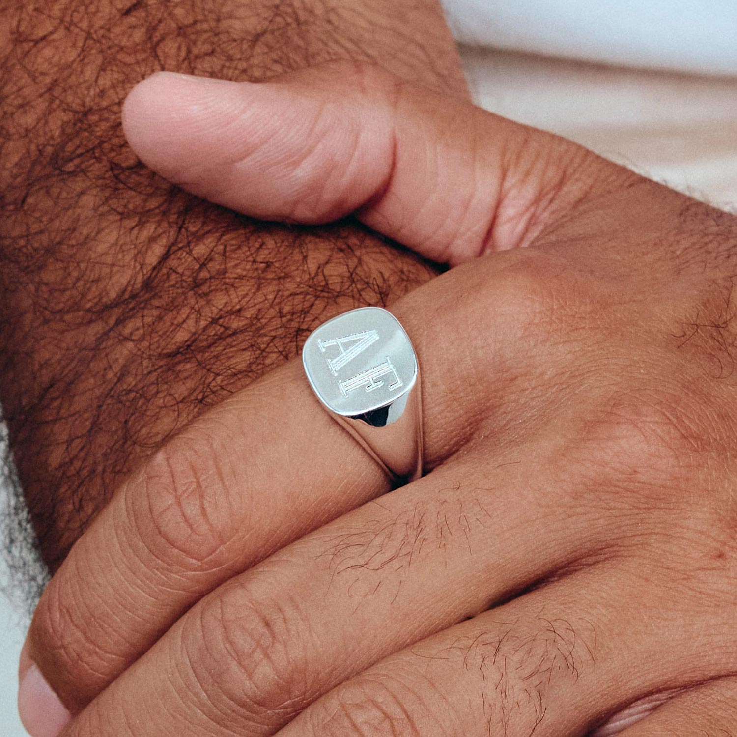 Catbird Jewelry - Diver Grand Signet Ring, Sterling Silver
