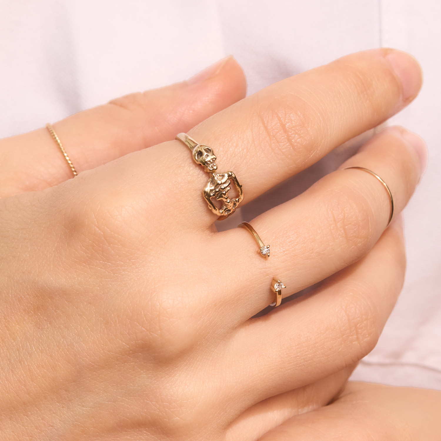 Sanct Desiderata - Skeleton King Ring