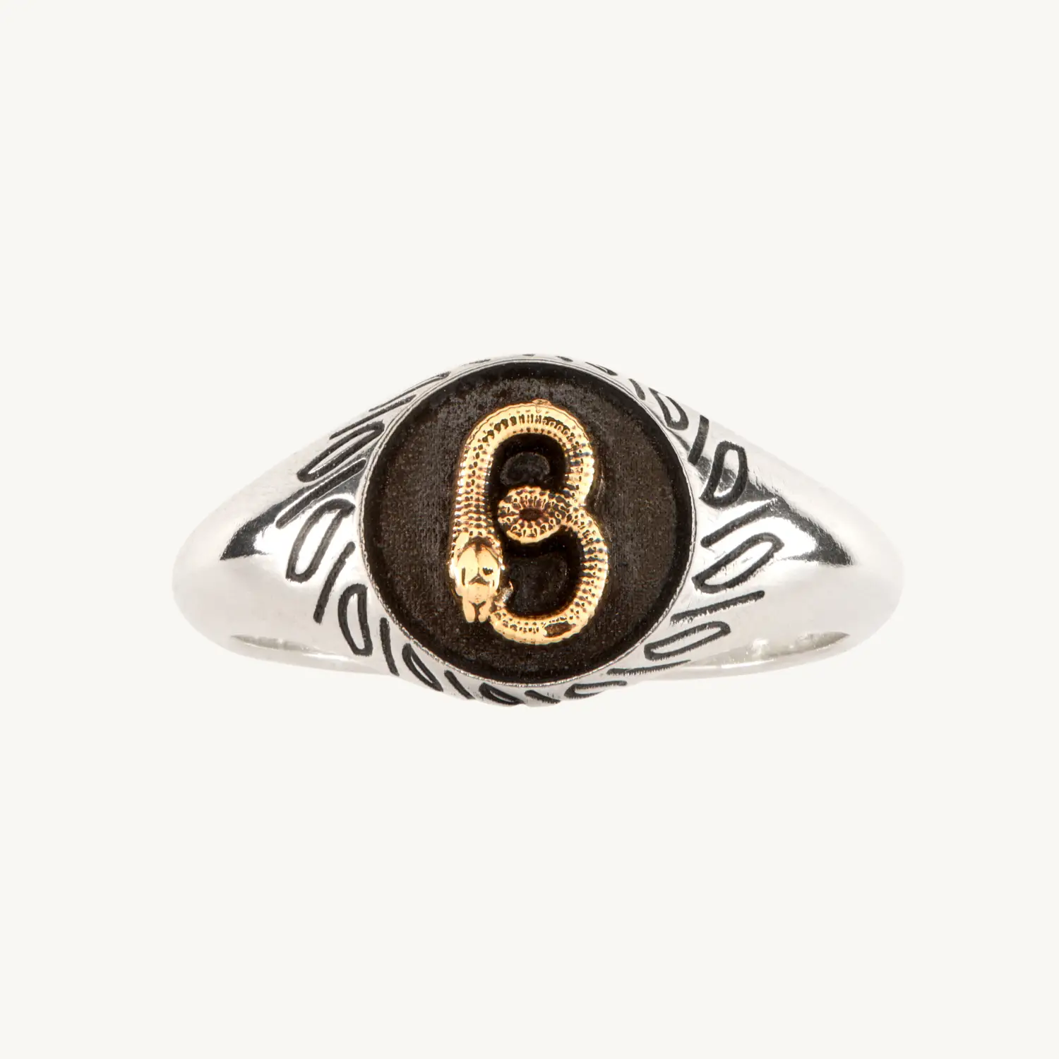 Digby & Iona - Nagini Signet Ring