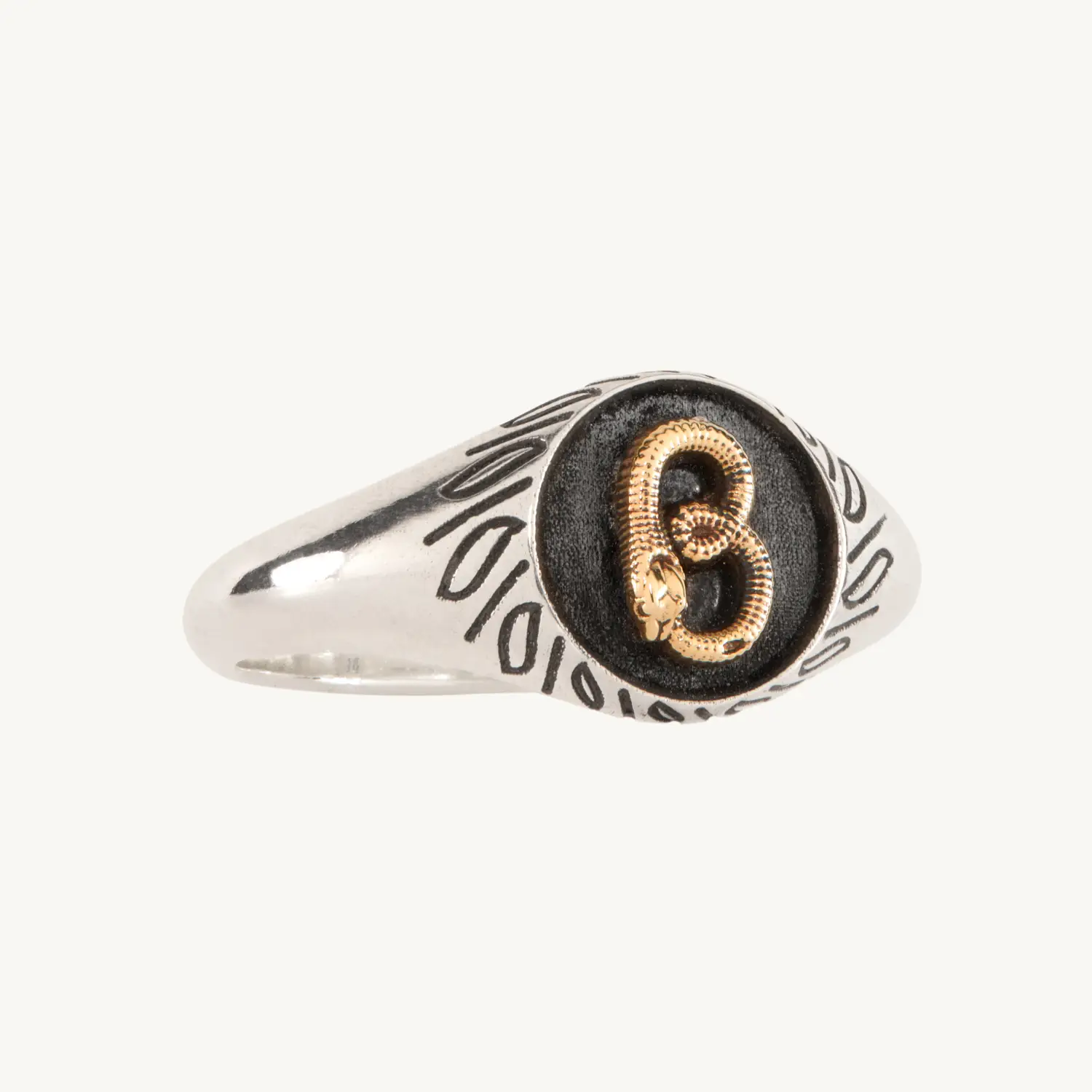 Digby & Iona - Nagini Signet Ring