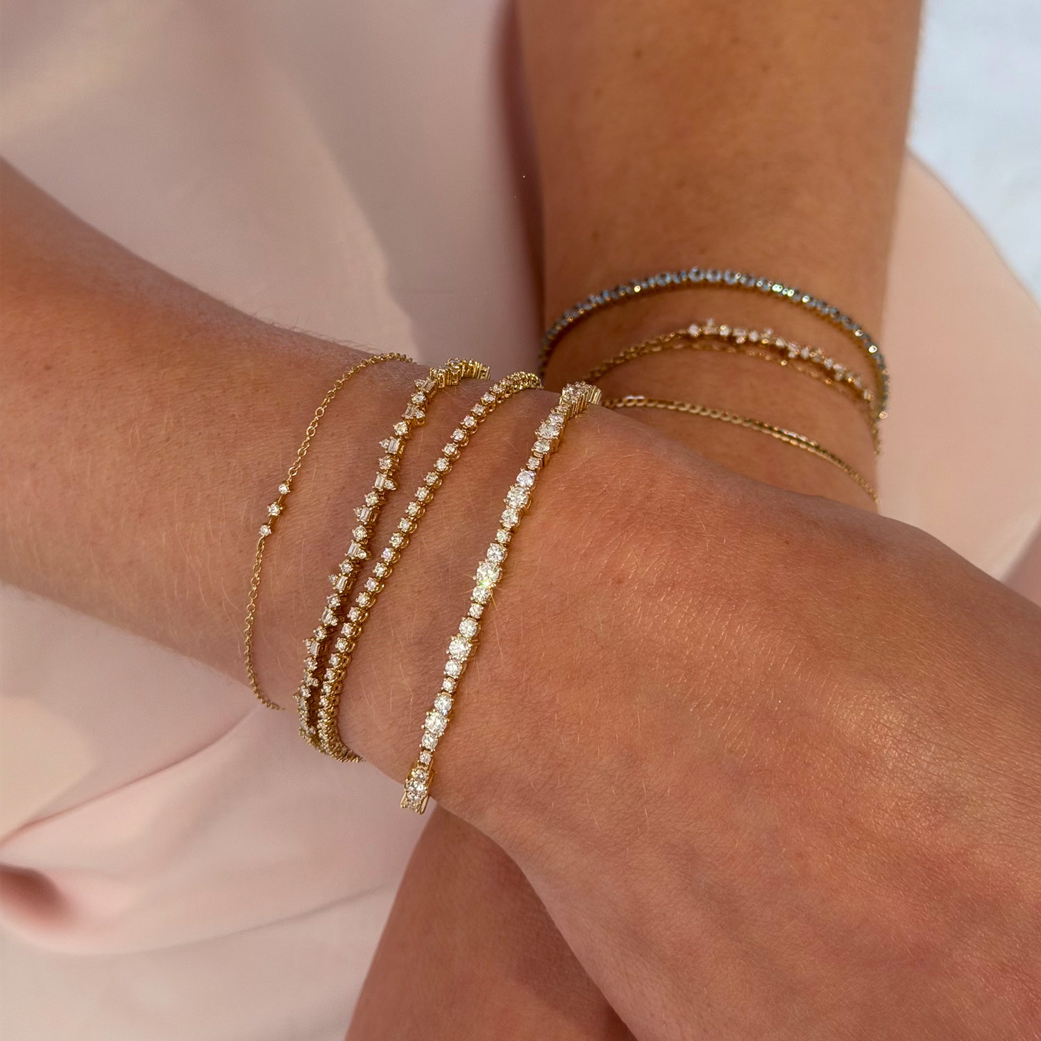 Catbird Jewelry - Ondine Diamond Tennis Bracelet