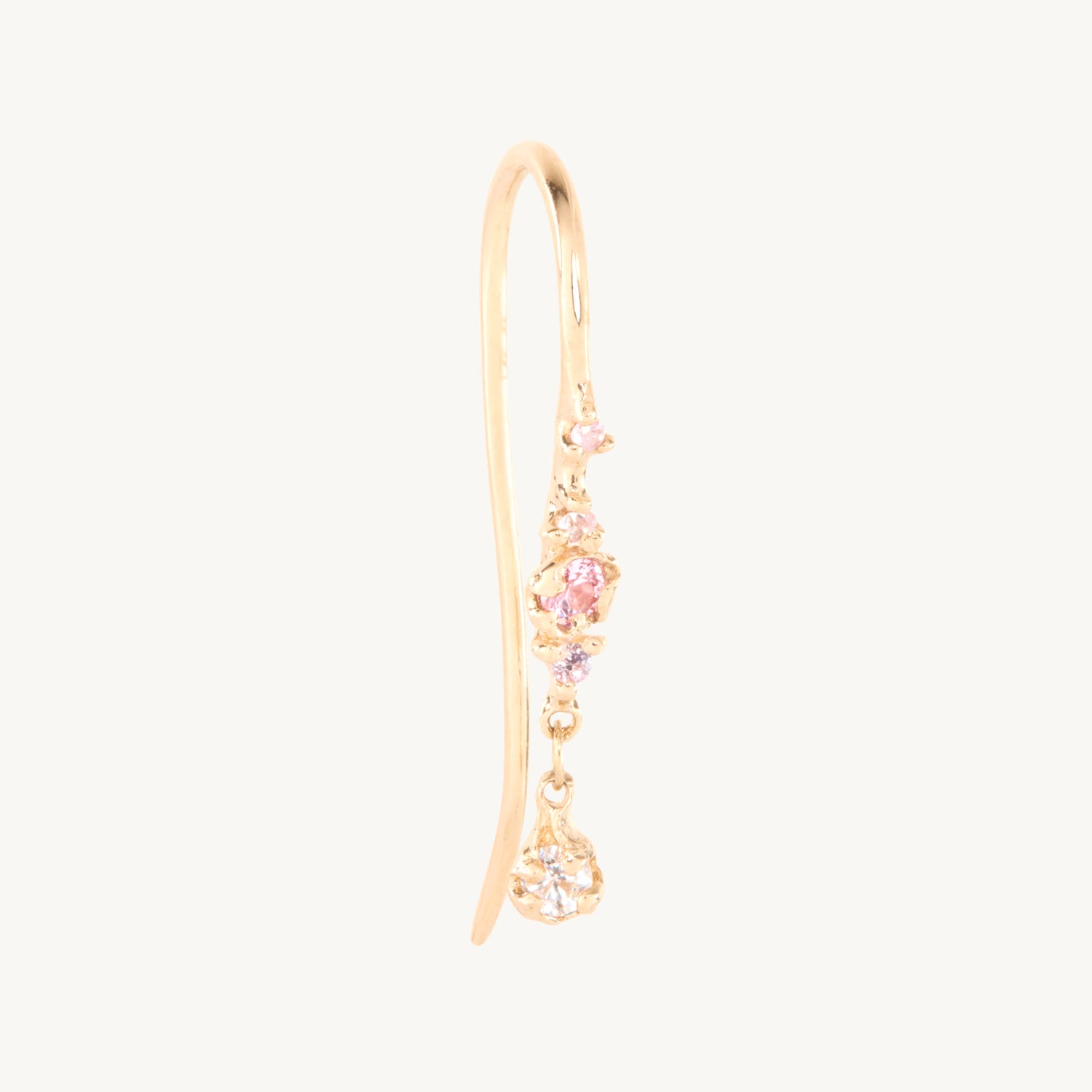 Laurie Fleming - Pink Moon Earring (single)