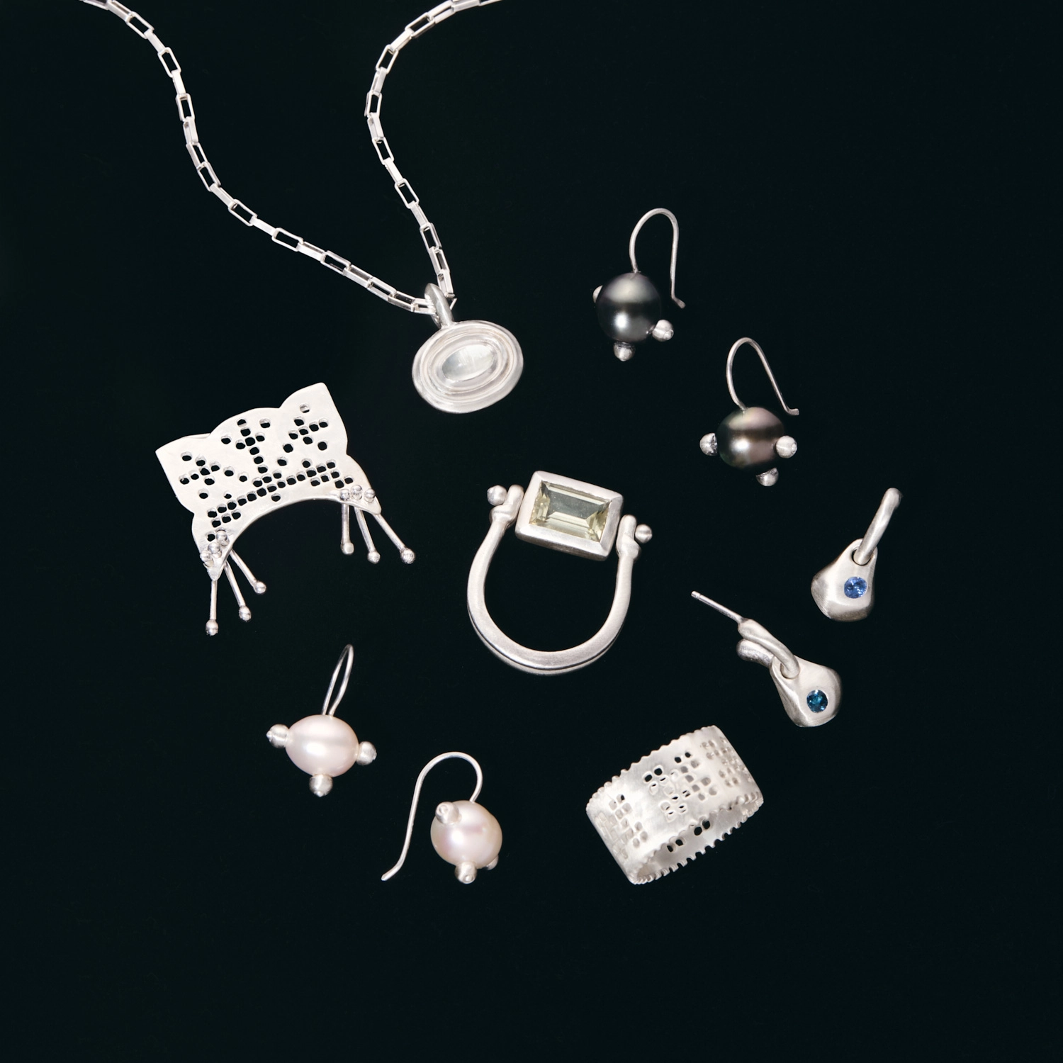 Pearl Pin Cushion Earring (single) | Catbird NYC