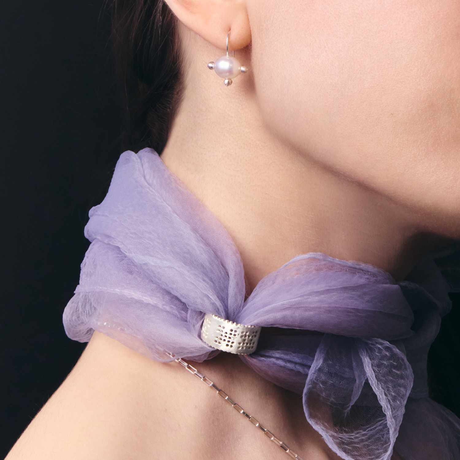 Pearl Pin Cushion Earring (single) | Catbird NYC