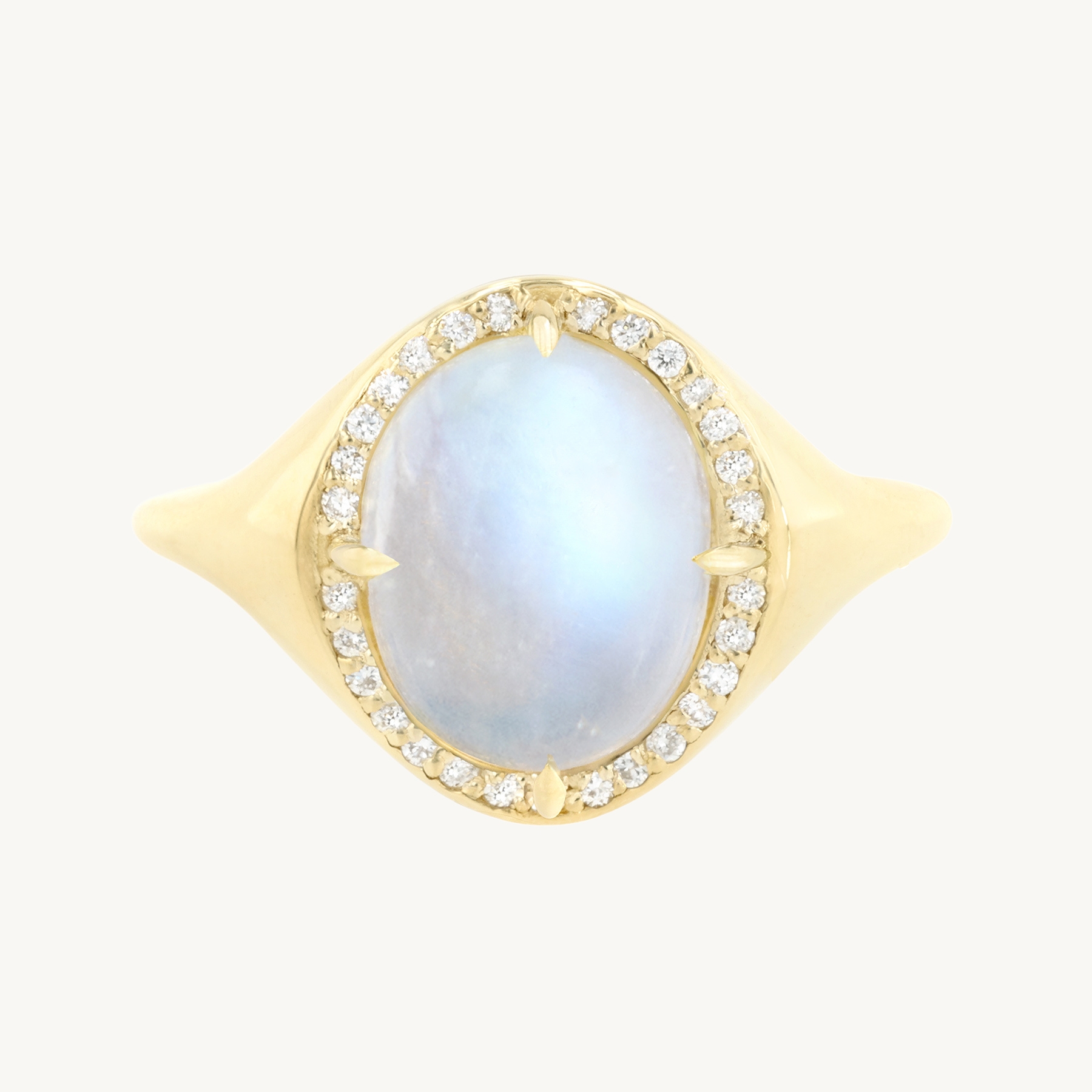 Catbird x Vito&rsquo;s Gems - Tanaquil Moonstone Signet Ring