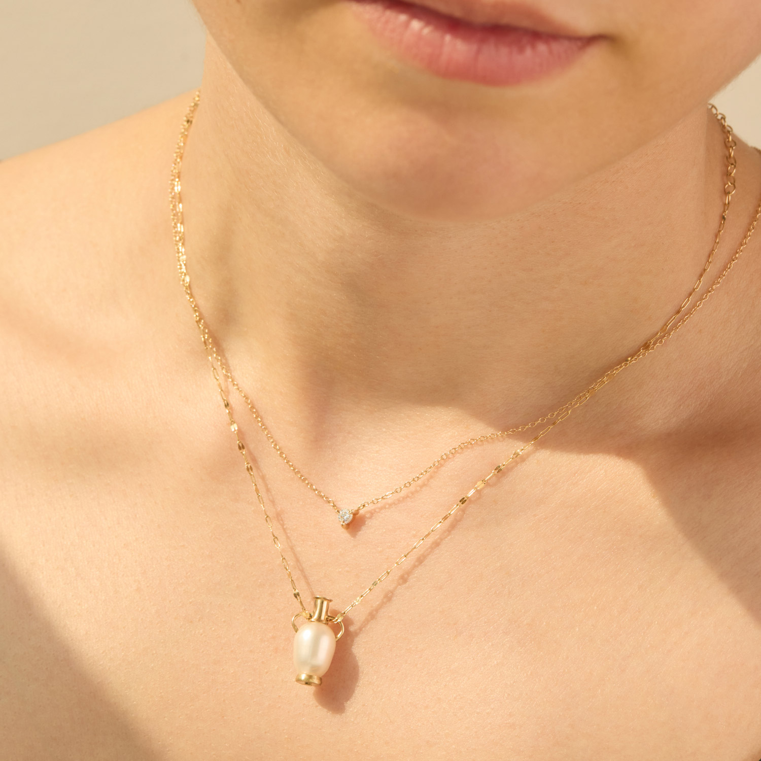 Palm Sunday - Footed Pearl Vessel Charm