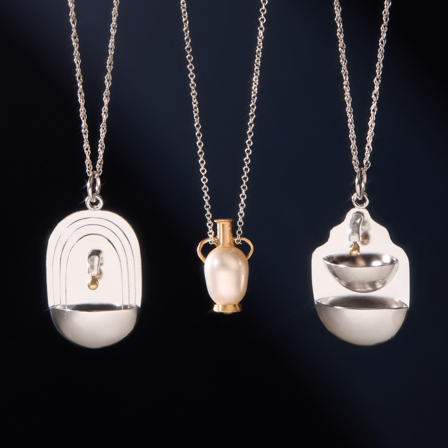 Palm Sunday - Single Well Fontanella Pendant