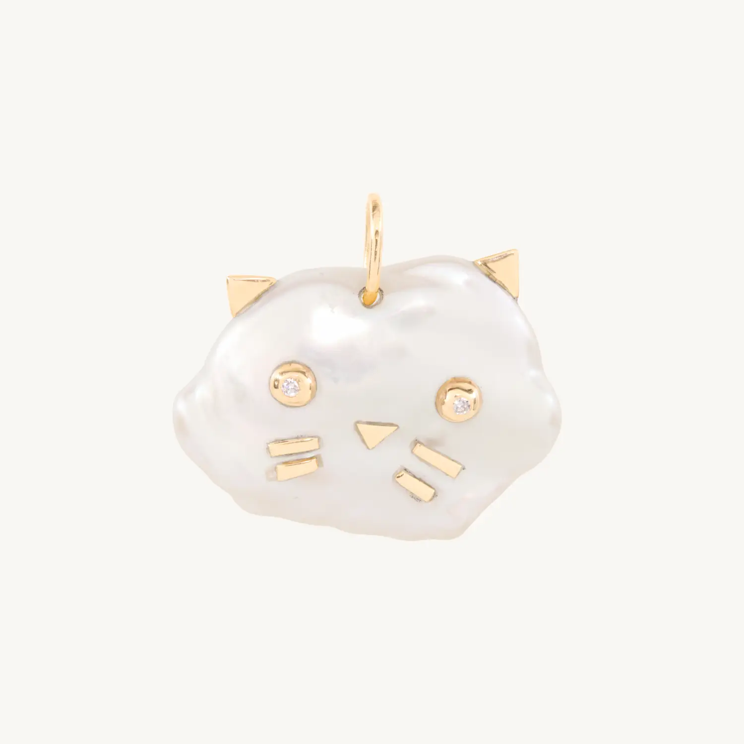 Sanct Desiderata - Purrl Cat Pearl Charm