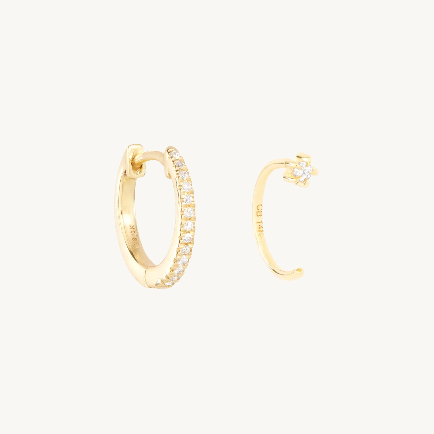 Perfect Diamond Hoop Set