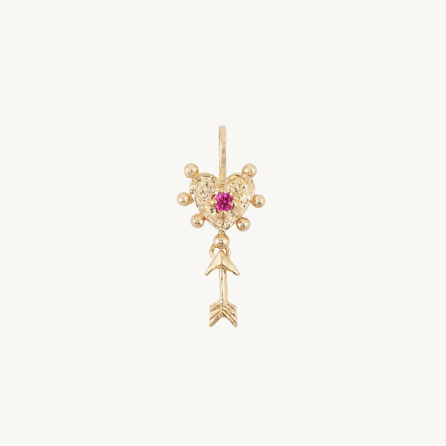 Heart & Arrow Charm | Catbird NYC
