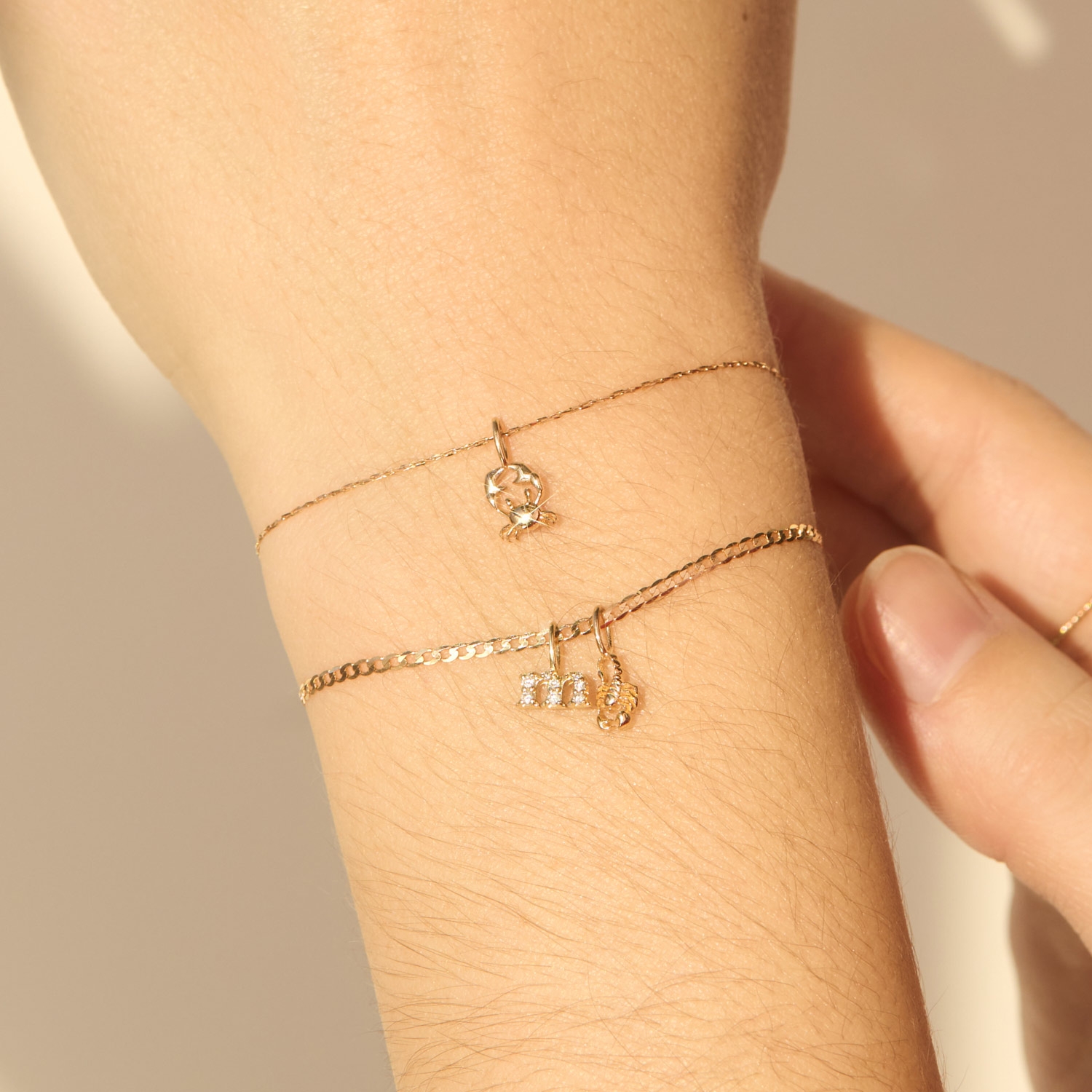 Letter Cutie 10k Gold Charm | Catbird NYC
